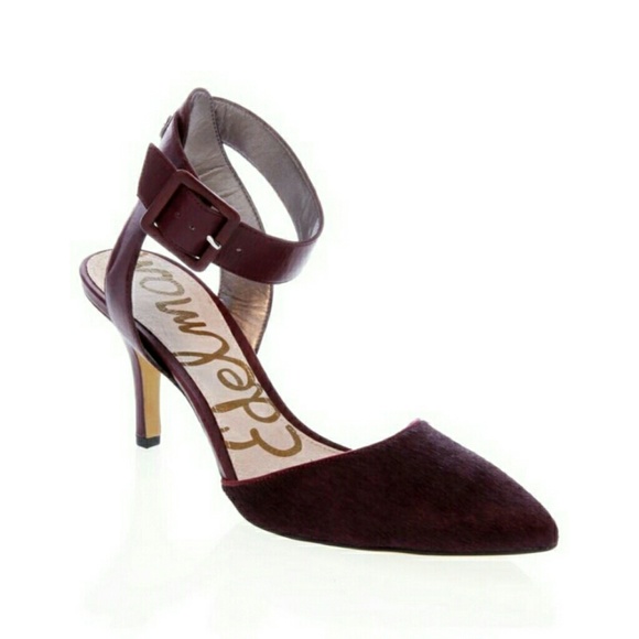 sam edelman burgundy heels